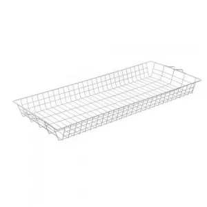 Large Clothes Rack Basket White