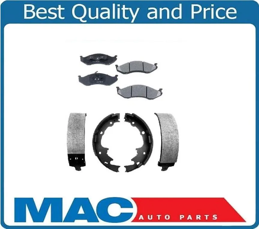 2001-2006 Jeep Wrangler TJ Front Pads & Rear Brake Shoes CD477 B769