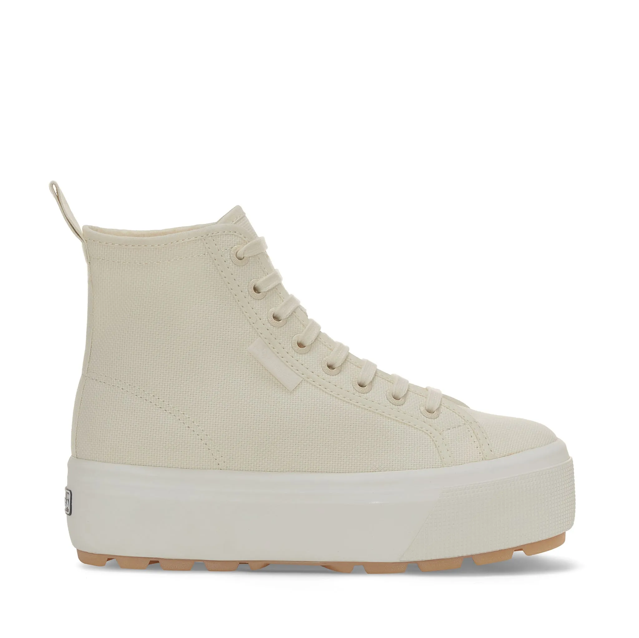 2708 High Top Tank Sneakers - Beige Natural Avorio Pearl Gum