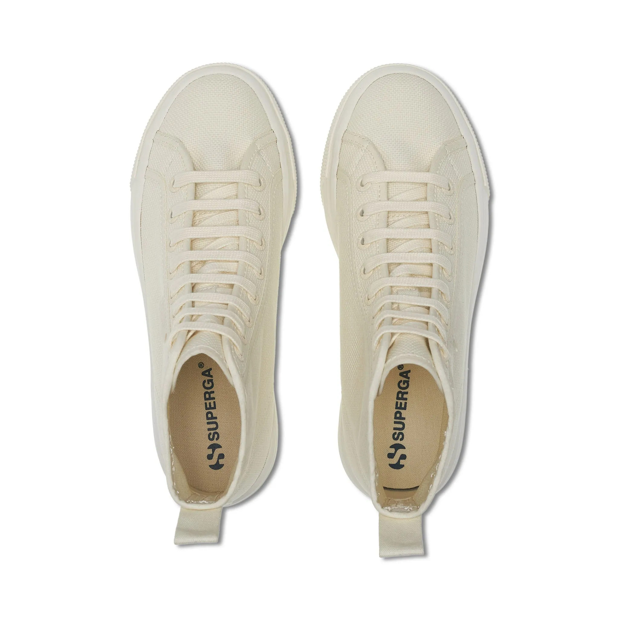 2708 High Top Tank Sneakers - Beige Natural Avorio Pearl Gum