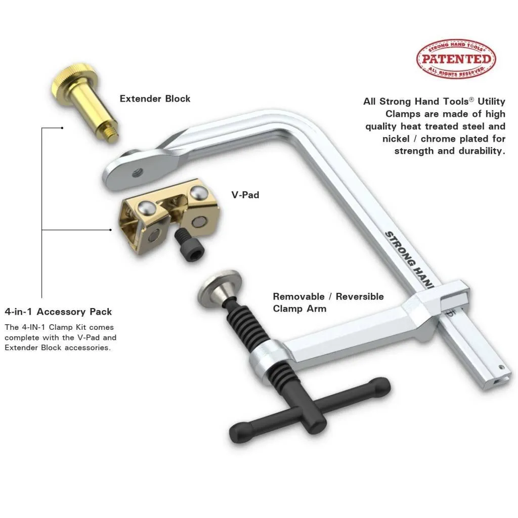 4-in-1 Clamp Kit, 3-pc of UG125XG-C3, 12.5" capacity