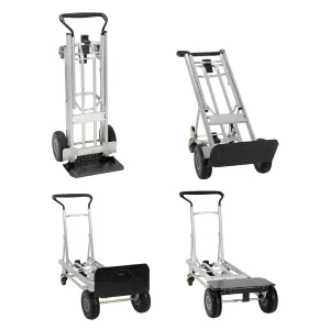 4-in-1 Folding Series Hand Truck with Flat-Free Wheels