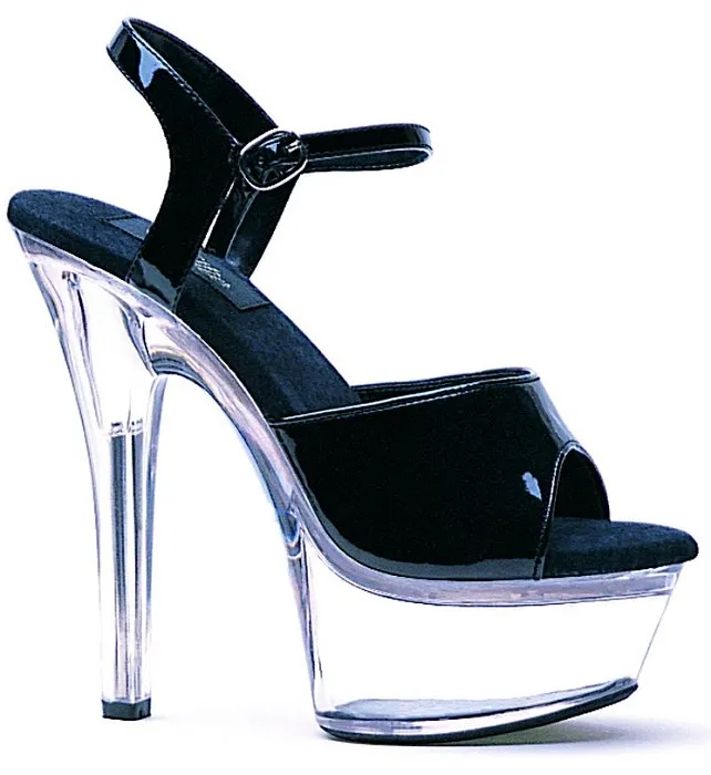 6" Stiletto Clear Platform (ES601-Juliet-C)