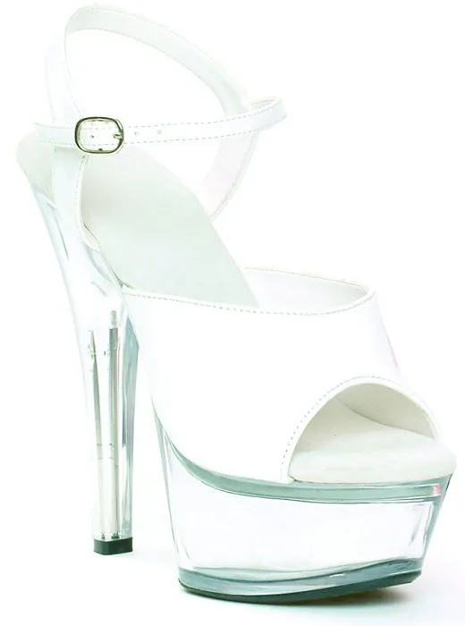 6" Stiletto Clear Platform (ES601-Juliet-C)