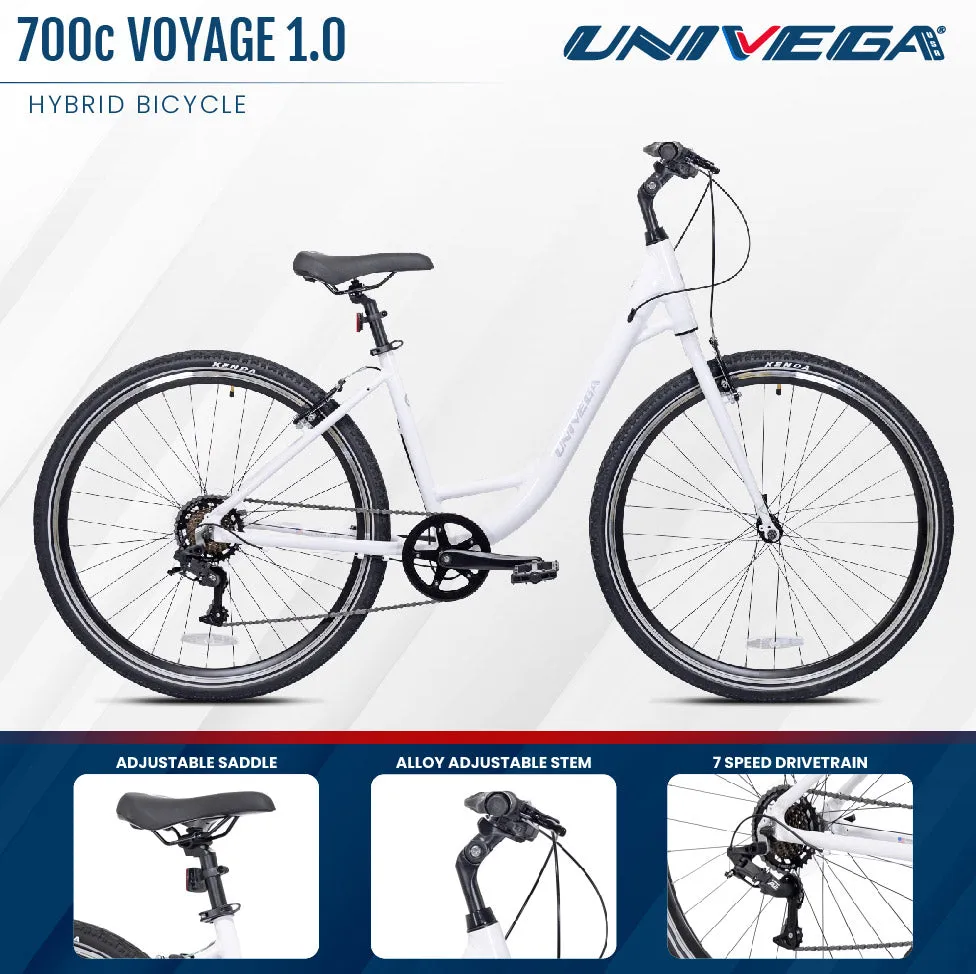 700c WEEKEND VOYAGE 1.0 STEP THRU | COMFORT HYBRID BIKE