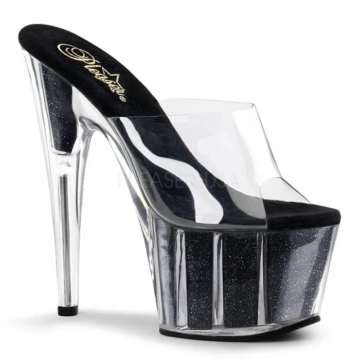 7" Stiletto Glitter Platform (ADORE-701G)