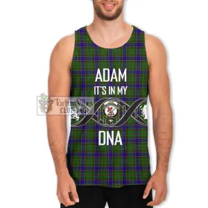 Adam Tartan Men's Tank Top with Family Crest DNA In Me Style