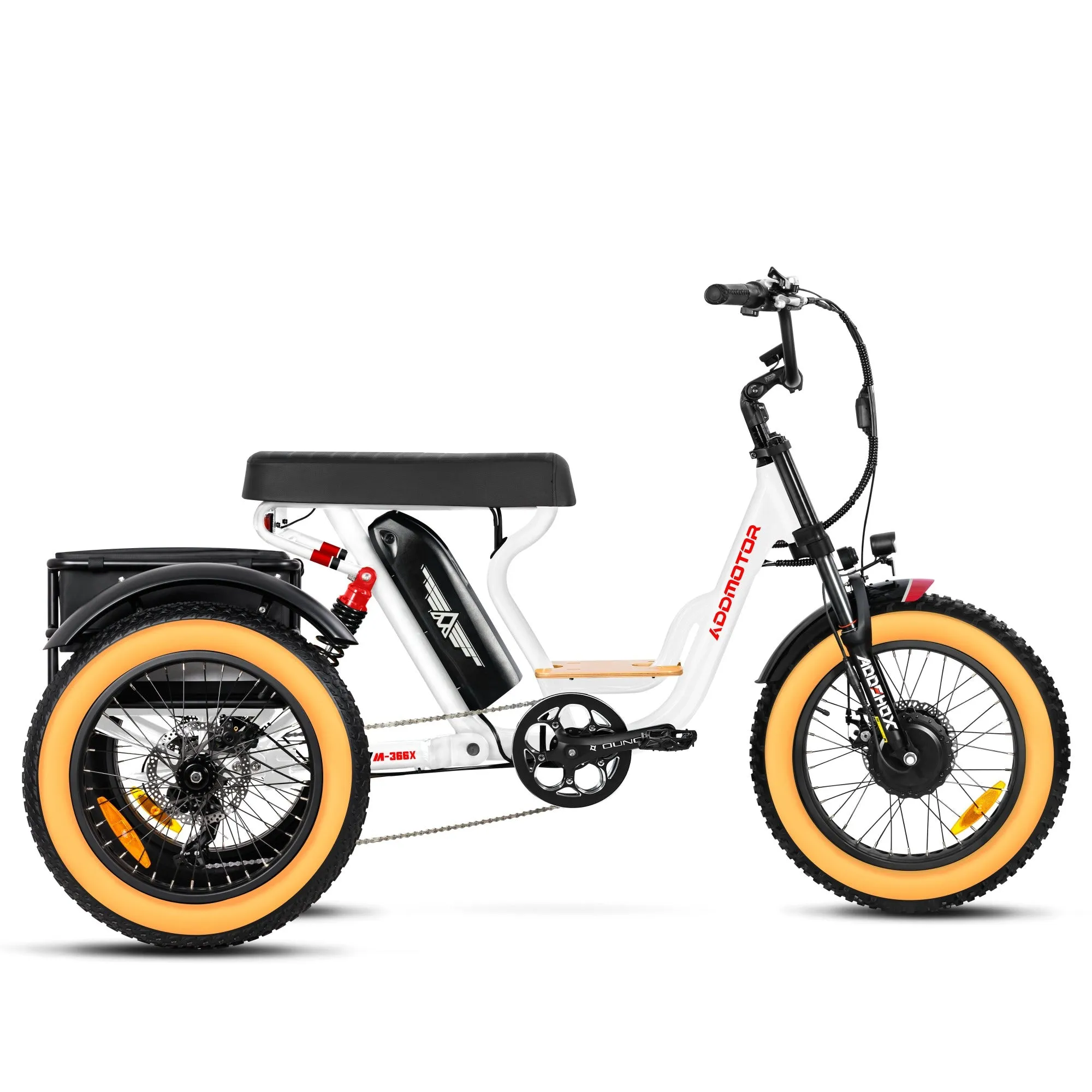 Addmotor 750W Soletri M-366X Full Suspension Max Comfort Electric Trike