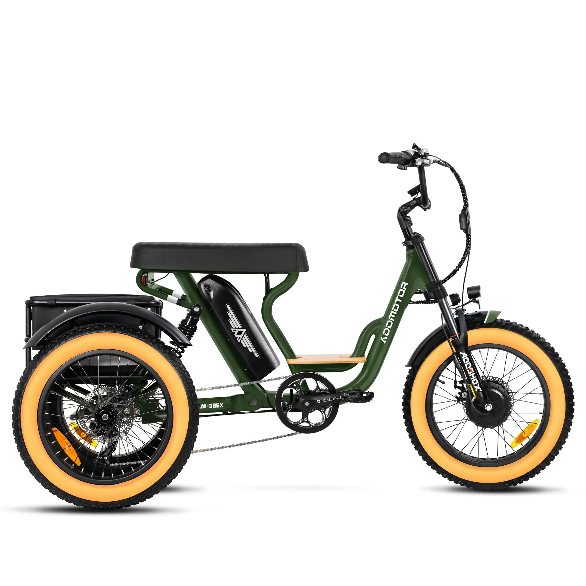 Addmotor 750W Soletri M-366X Full Suspension Max Comfort Electric Trike