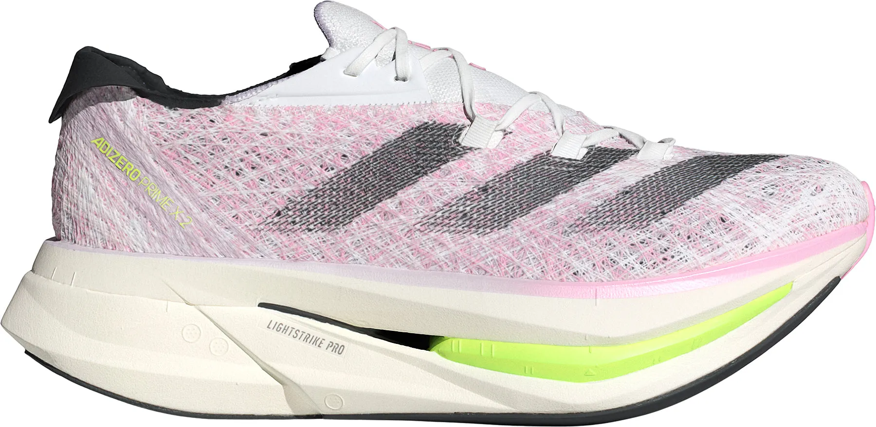 adidas Adizero Prime X 2.0 Strung Running Shoes - Pink