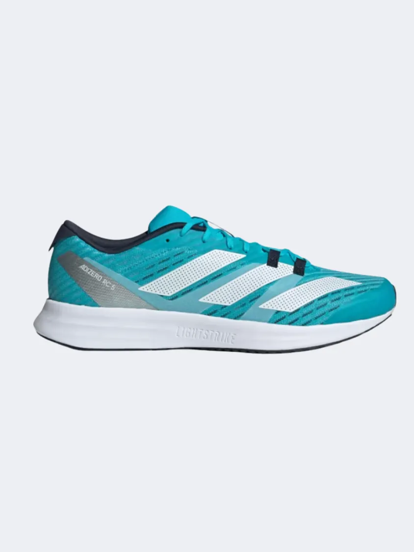 Adidas Adizero Rc 5 Men Running Shoes Cyan/White/Aqua