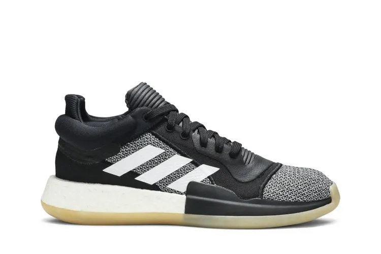 Adidas Marquee Boost Low 'Black Gum' Sneakers, Black