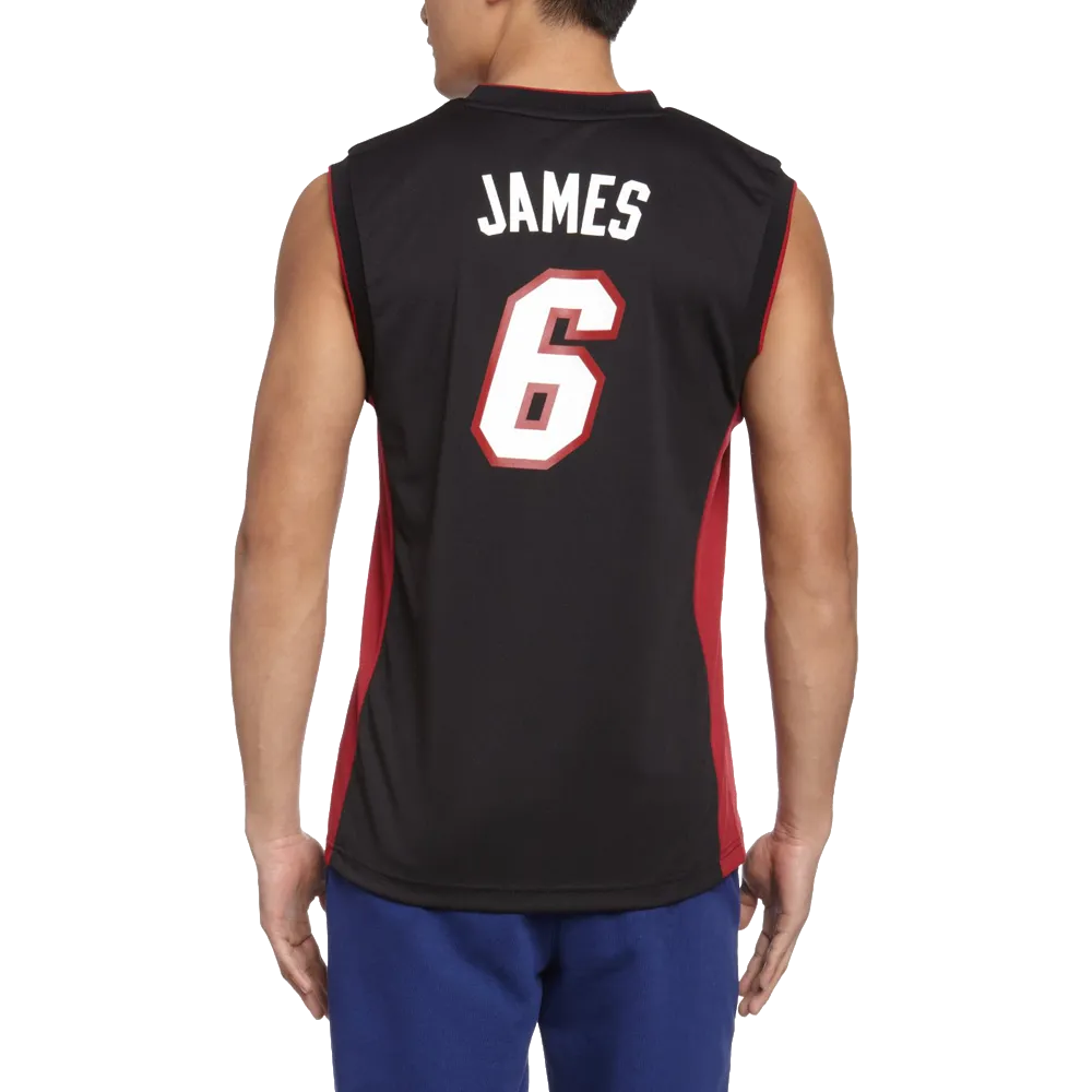 Adidas Men's Miami Heat Lebron James NBA Replica Jersey