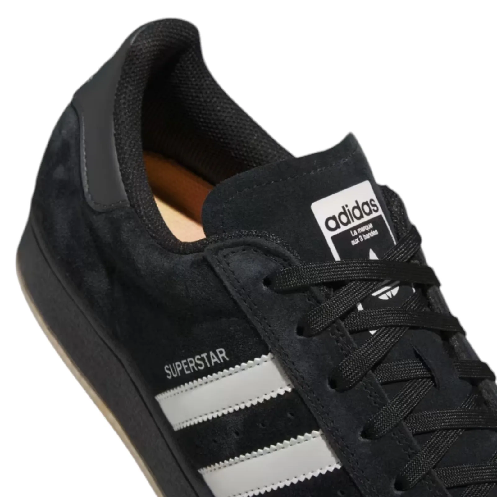 ADIDAS SUPERSTAR ADV SHOES BLACK/METALLIC/SPARK