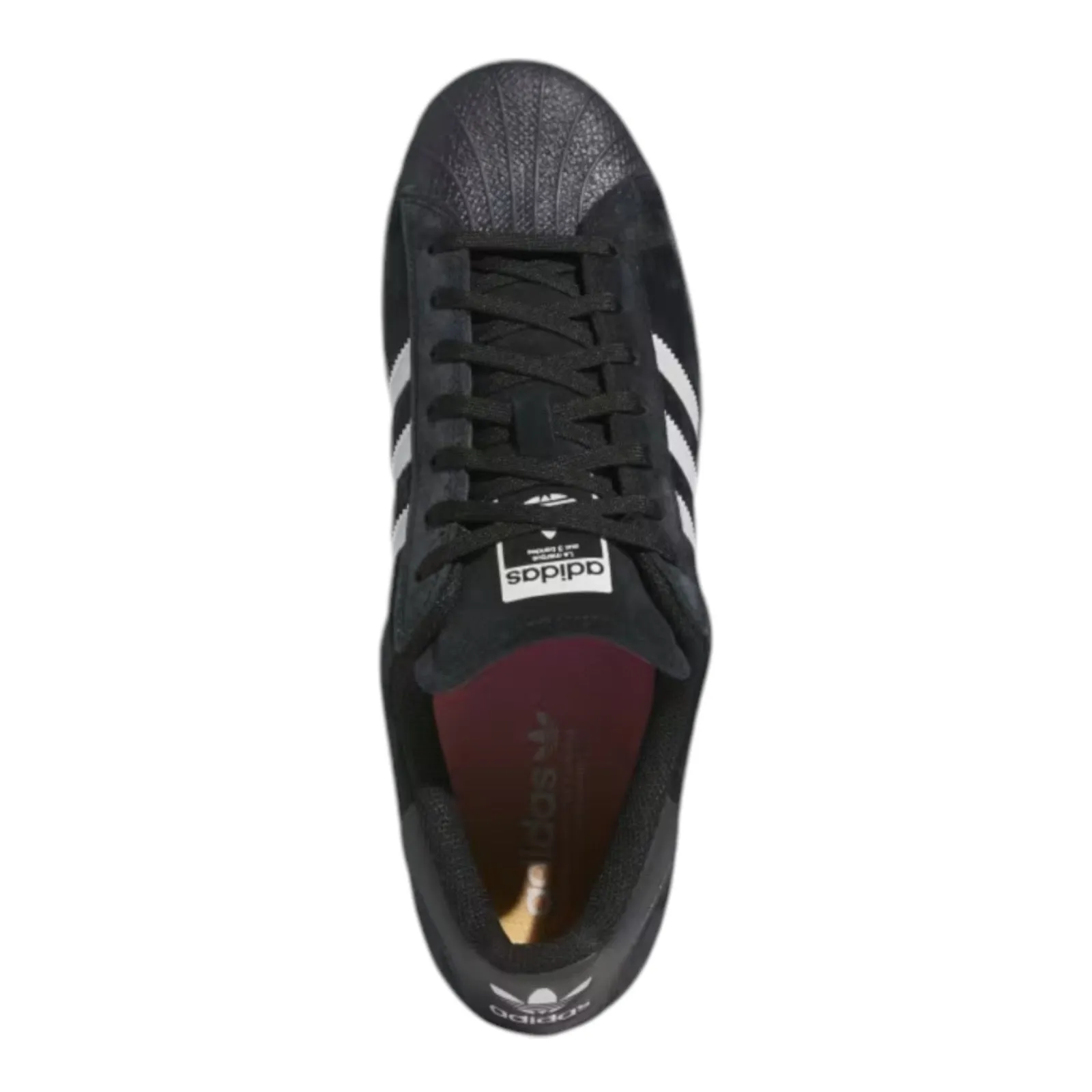 ADIDAS SUPERSTAR ADV SHOES BLACK/METALLIC/SPARK