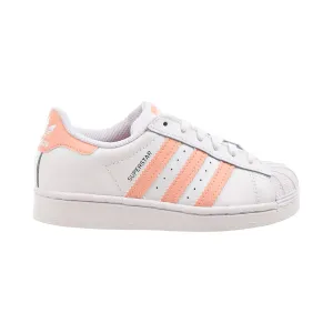 Adidas Superstar C Little Kids' Shoes Footwear White-Haze Coral-Footwear White