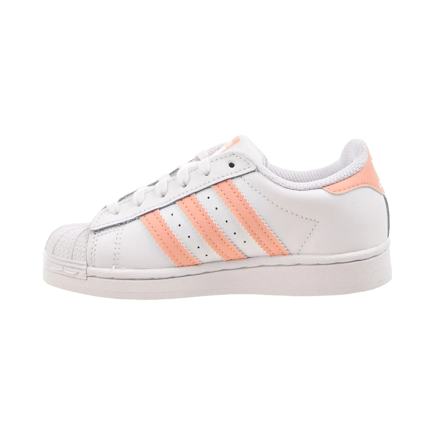 Adidas Superstar C Little Kids' Shoes Footwear White-Haze Coral-Footwear White