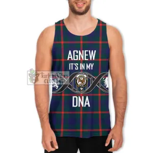 Agnew Tartan Men's Tank Top with Family Crest DNA In Me Style