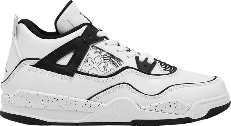 Air Jordan 4 Retro PS DIY Sneakers, White