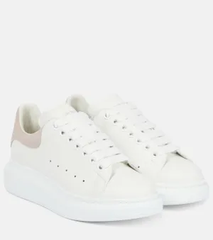 Alexander McQueen leather sneakers, white