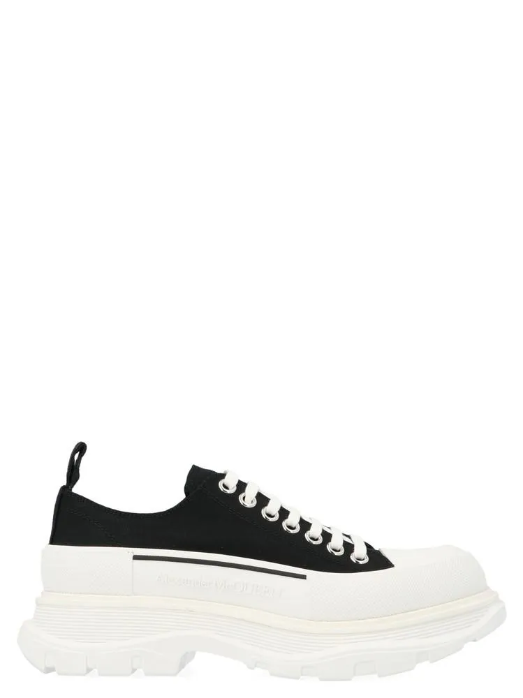 Alexander McQueen Low Top Logo Platform Sneakers