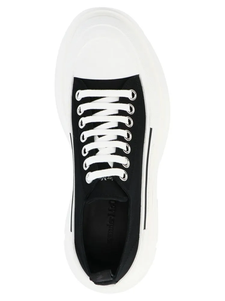 Alexander McQueen Low Top Logo Platform Sneakers