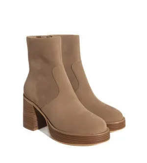 Alexandra-Platform Ankle Booties