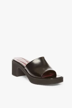 AMBER PLATFORM SANDAL | BLACK