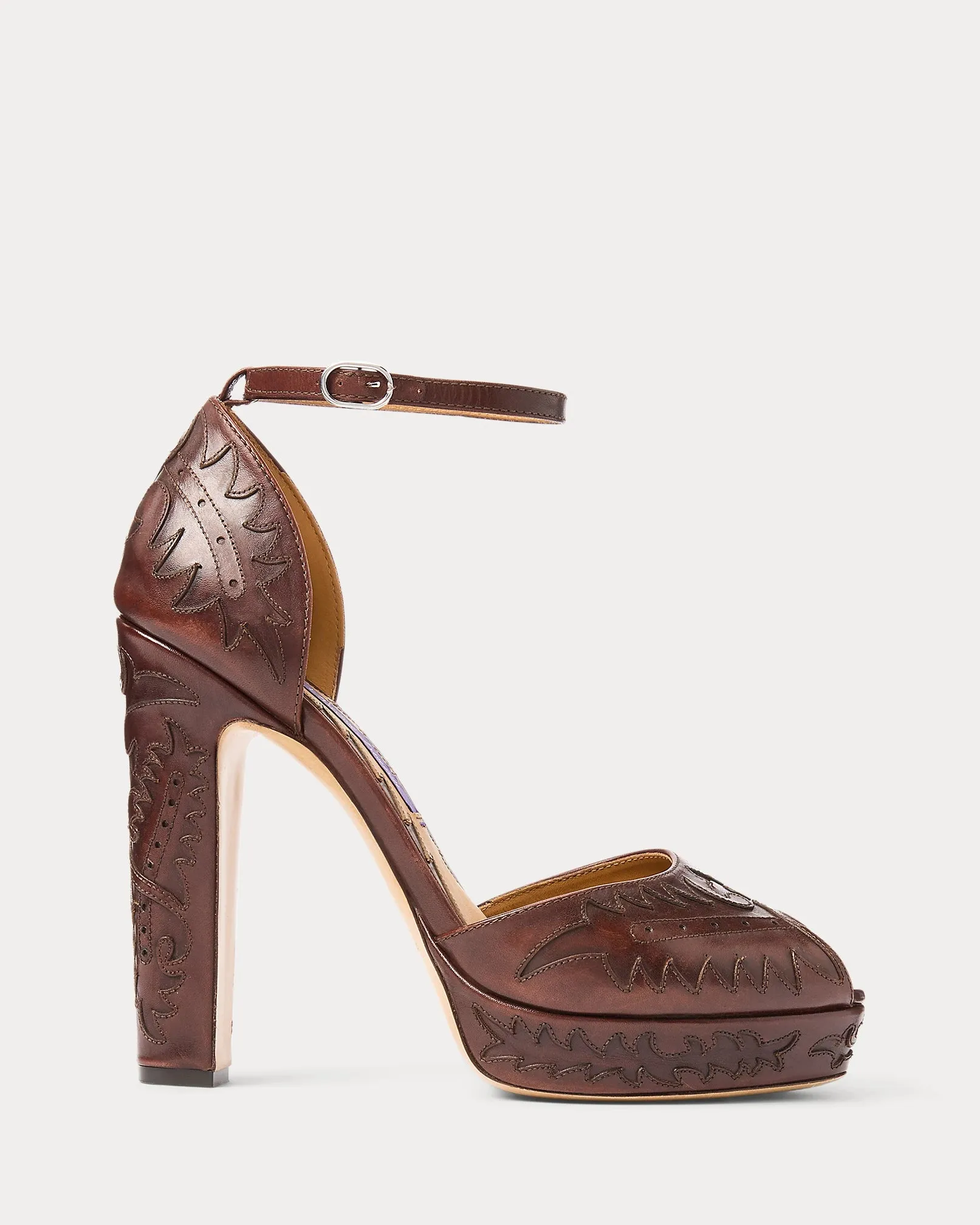 Annamarie Burnished Platform Pump