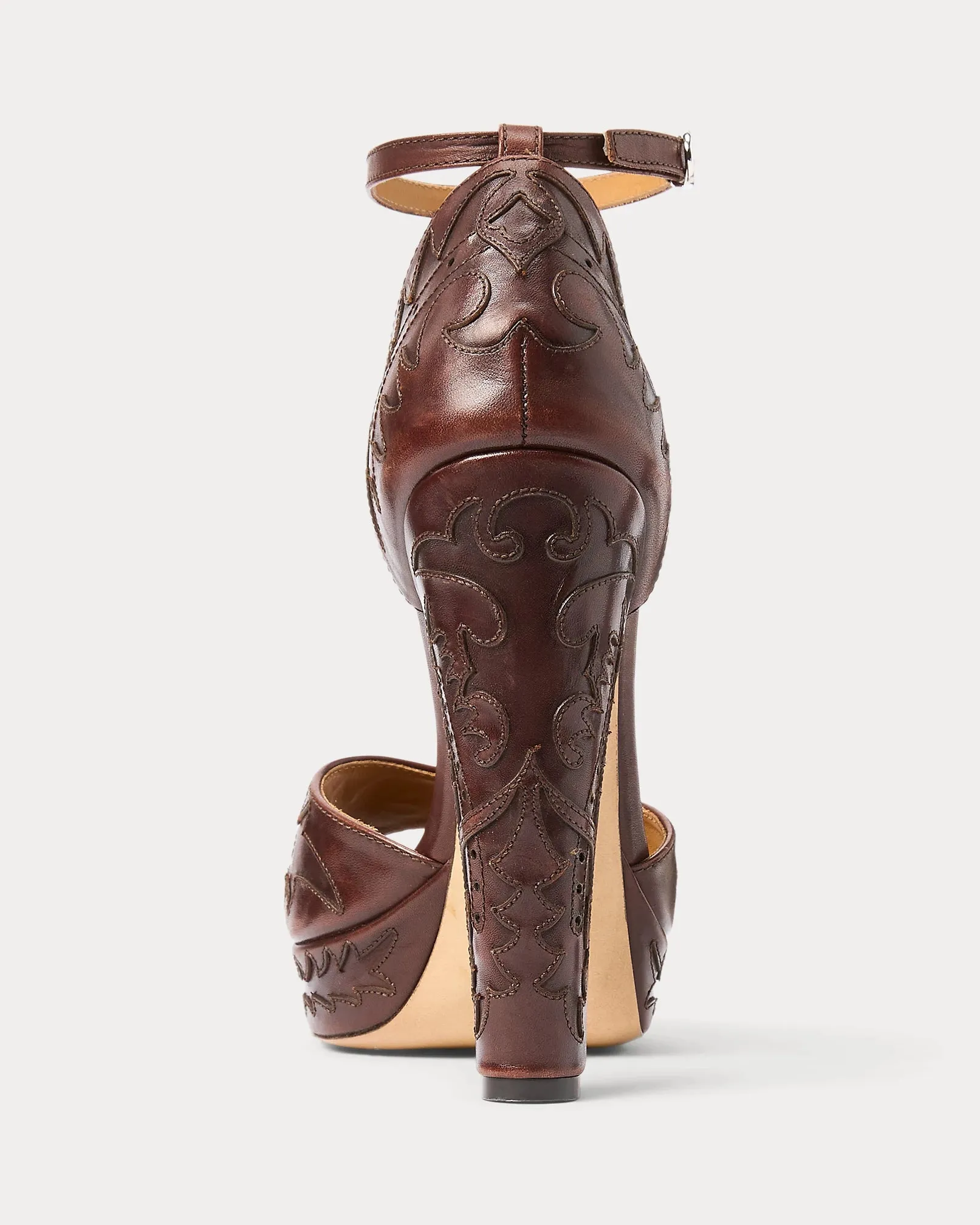 Annamarie Burnished Platform Pump