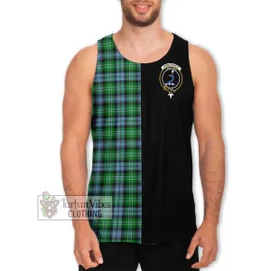 Arbuthnot Ancient Tartan Men's Tank Top with Family Crest and Half Of Me Style