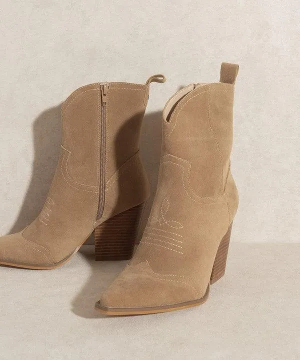 Ariella - Western Short Boots