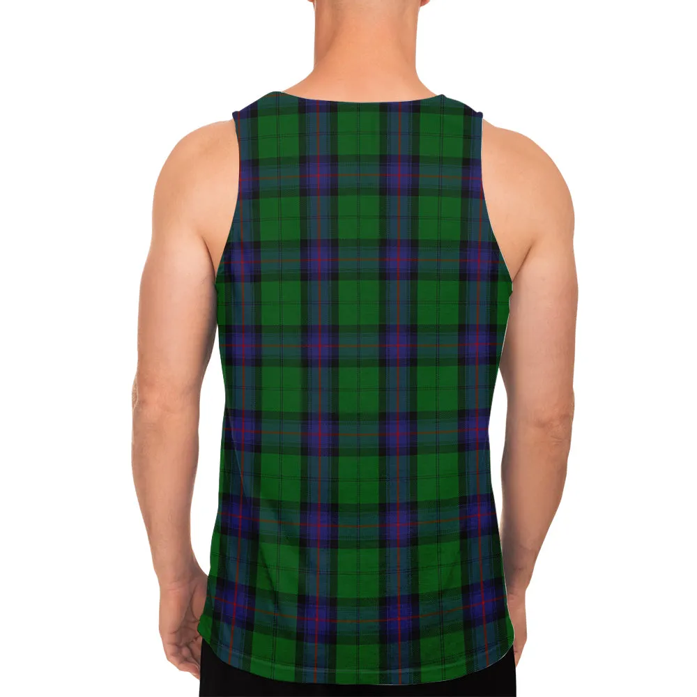 Armstrong Tartan Mens Tank Top with Family Crest