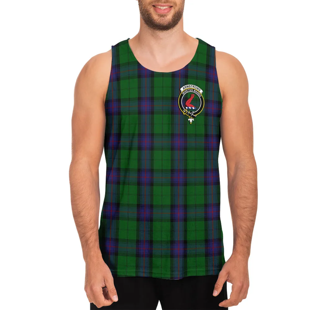 Armstrong Tartan Mens Tank Top with Family Crest