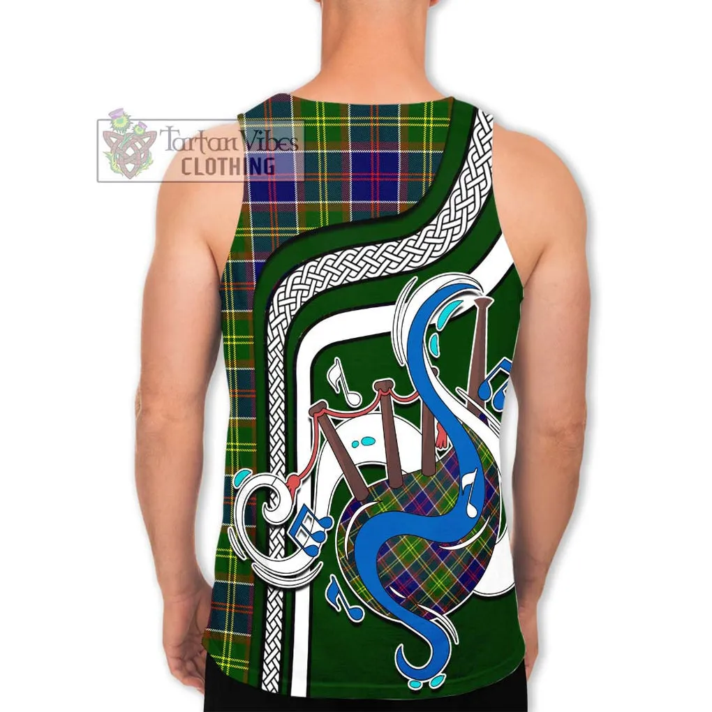 Arnott Tartan Men's Tank Top with Epic Bagpipe Style