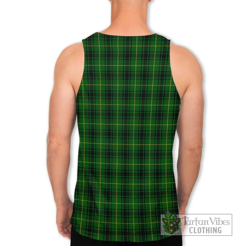 Arthur Tartan Men's Tank Top with Family Crest DNA In Me Style