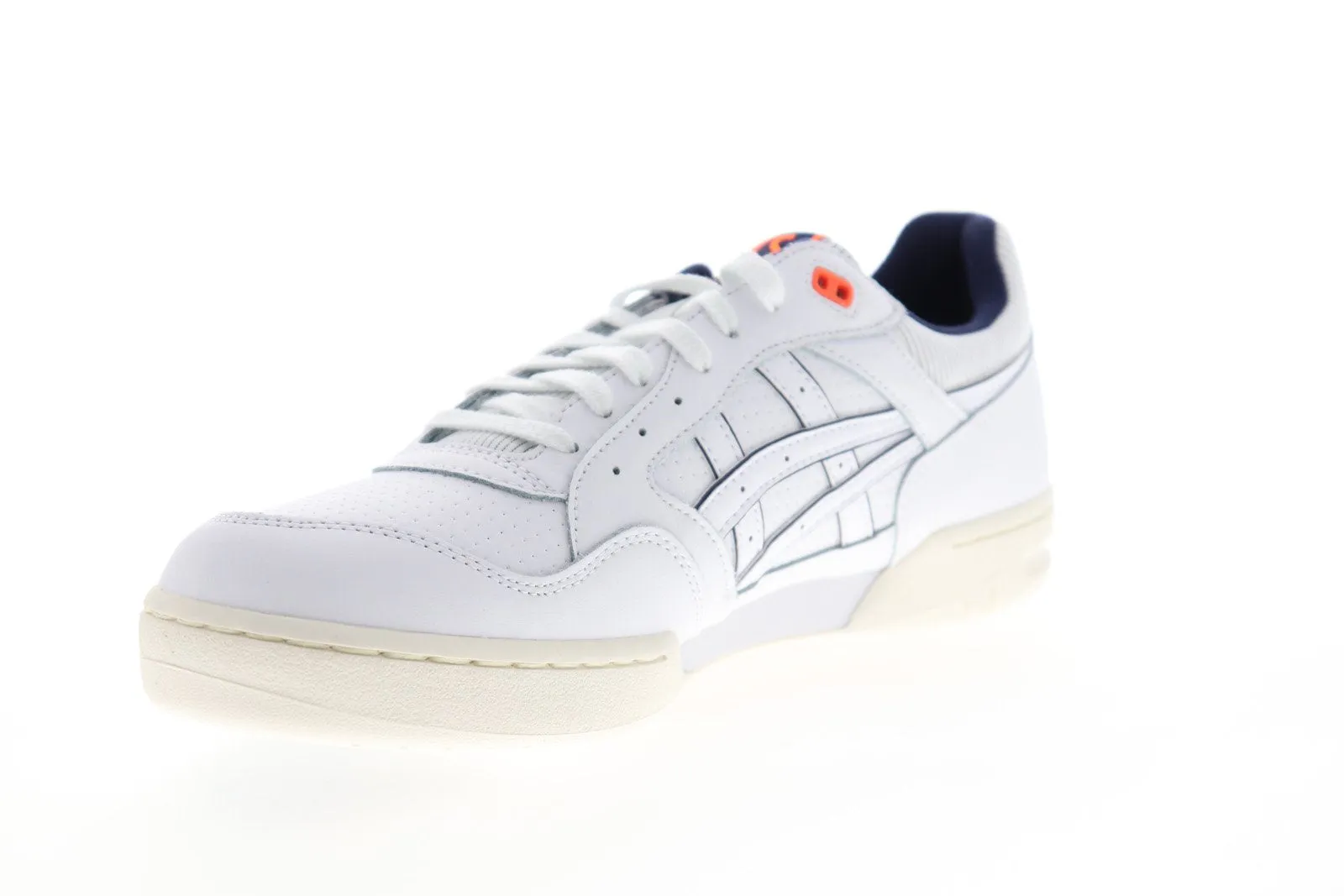 Asics Gel Circuit 1193A003-101 Mens White Leather Lifestyle Sneakers Shoes