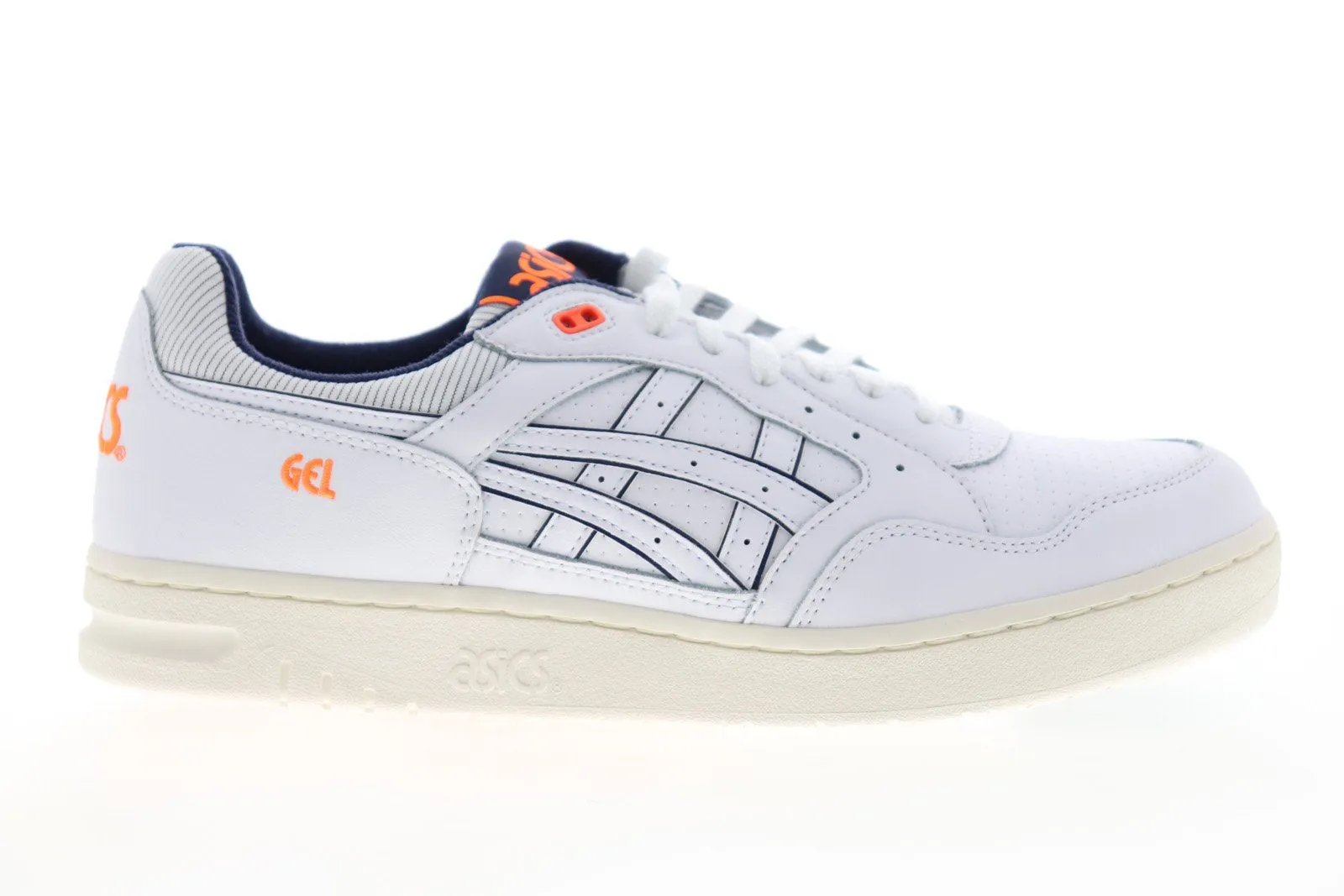 Asics Gel Circuit 1193A003-101 Mens White Leather Lifestyle Sneakers Shoes