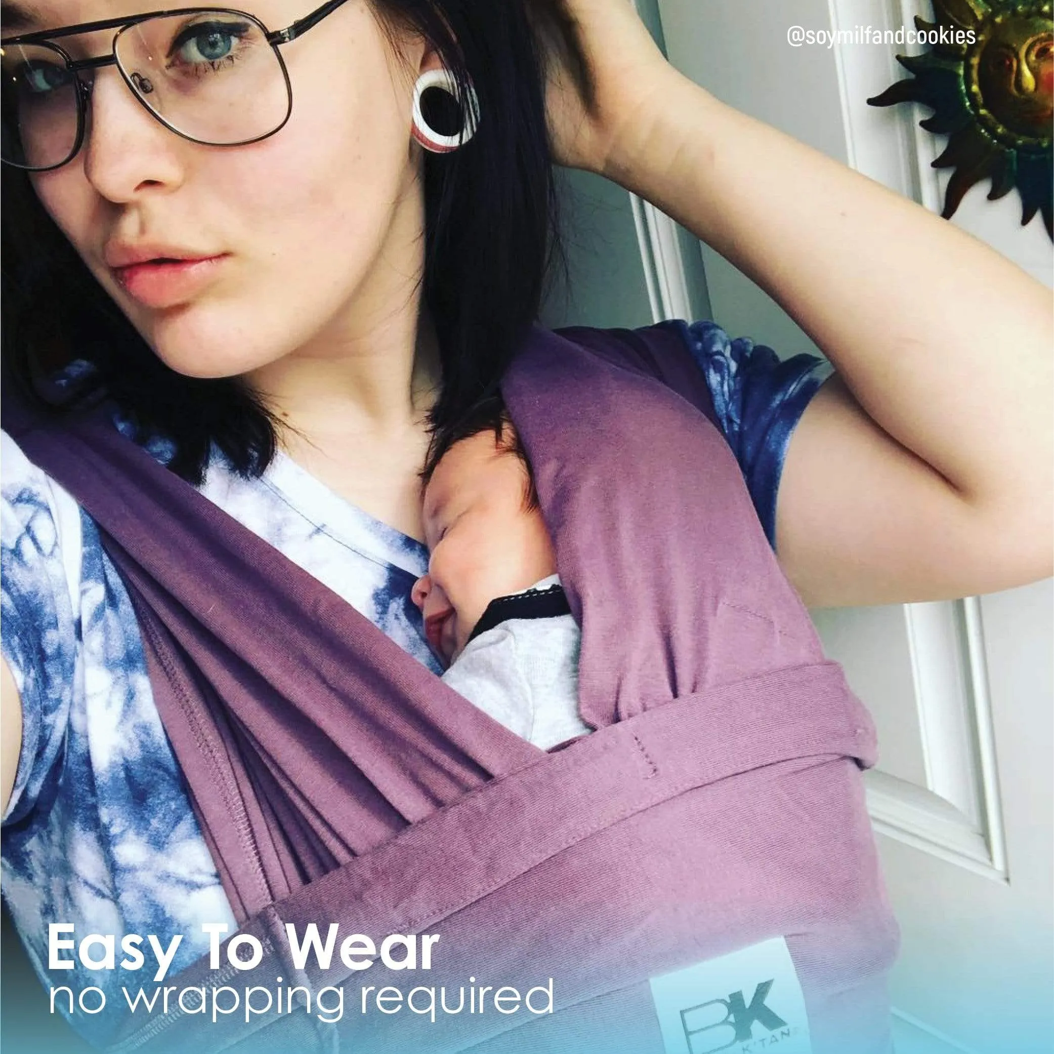 Baby K'tan Original Baby Carrier in Eggplant