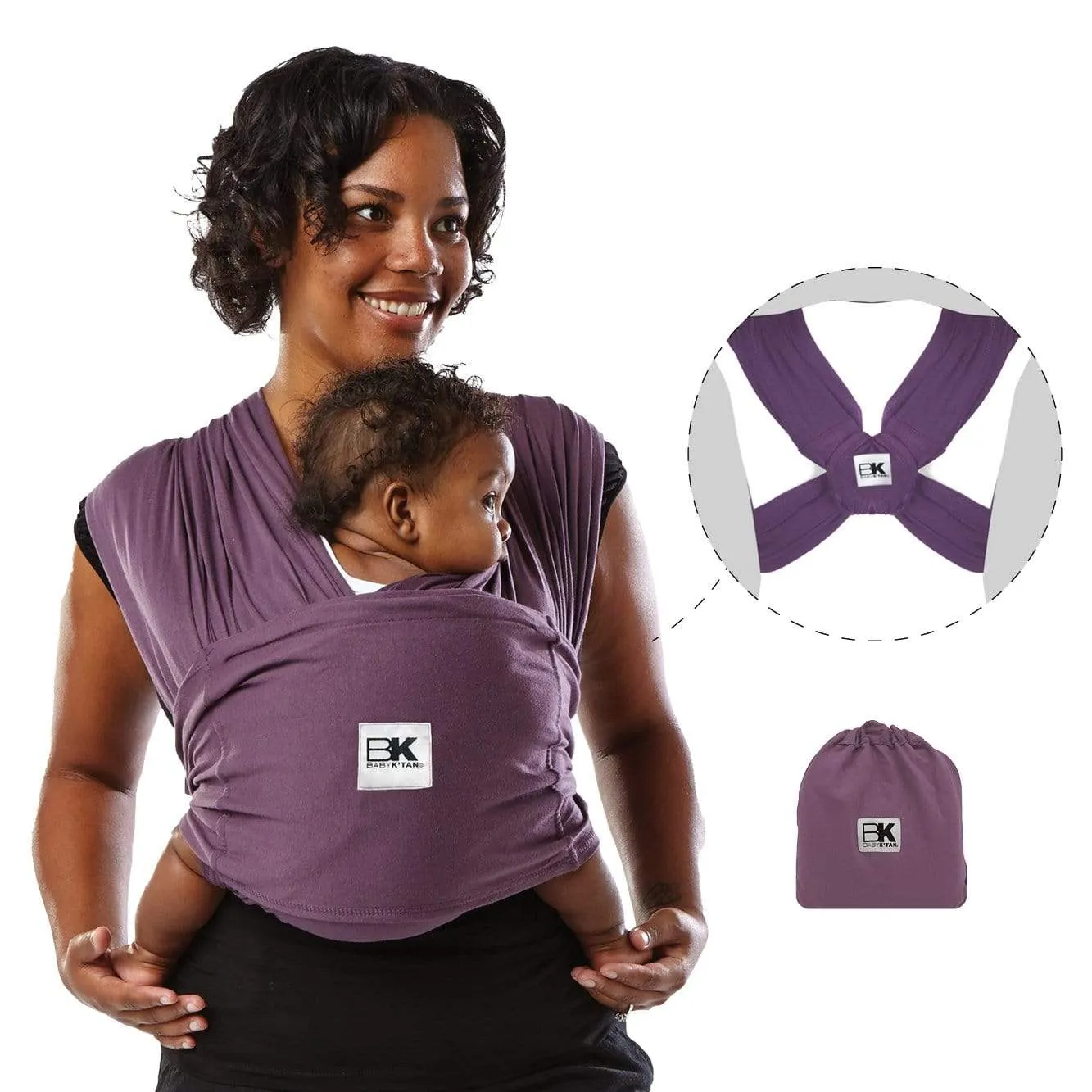 Baby K'tan Original Baby Carrier in Eggplant