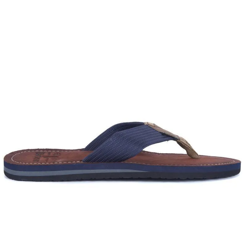 Barbour Toeman Mens Beach Sandal - Navy