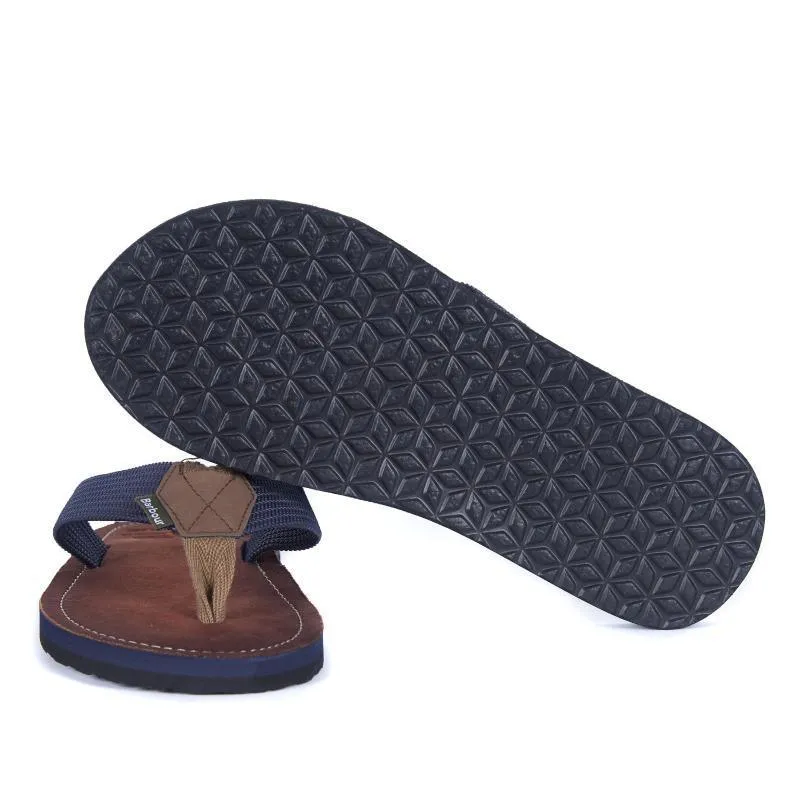 Barbour Toeman Mens Beach Sandal - Navy