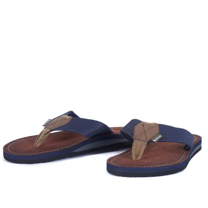 Barbour Toeman Mens Beach Sandal - Navy