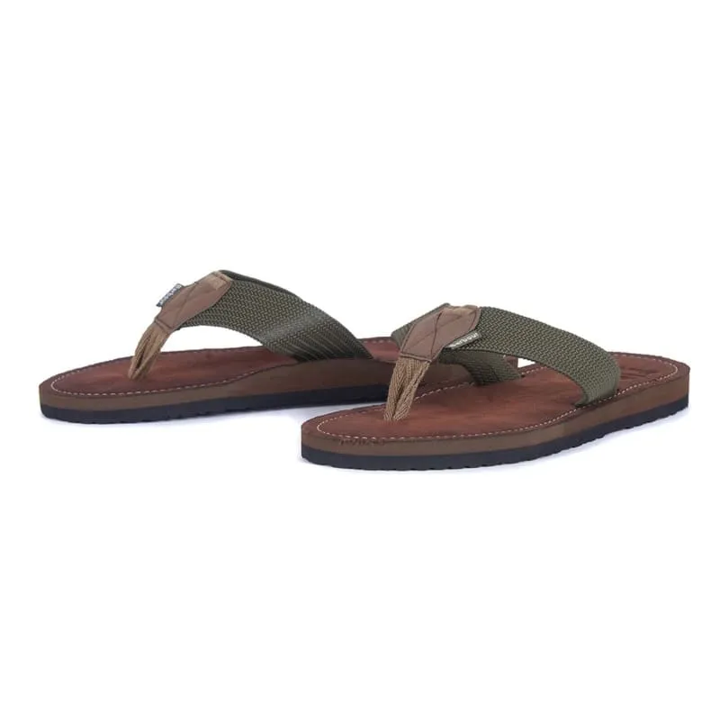 Barbour Toeman Mens Beach Sandal  - Olive