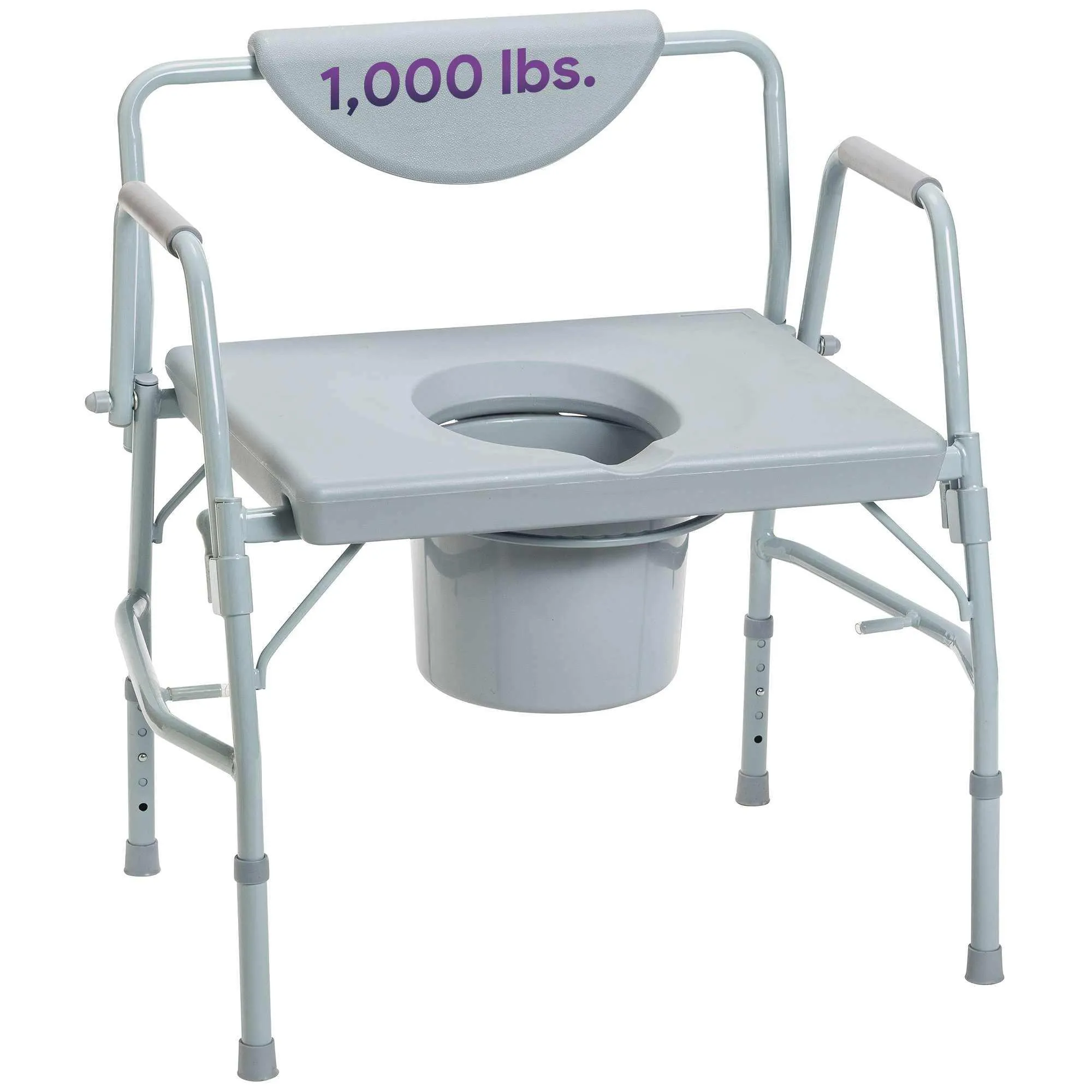 Bariatric Drop Arm Commode 1000lb