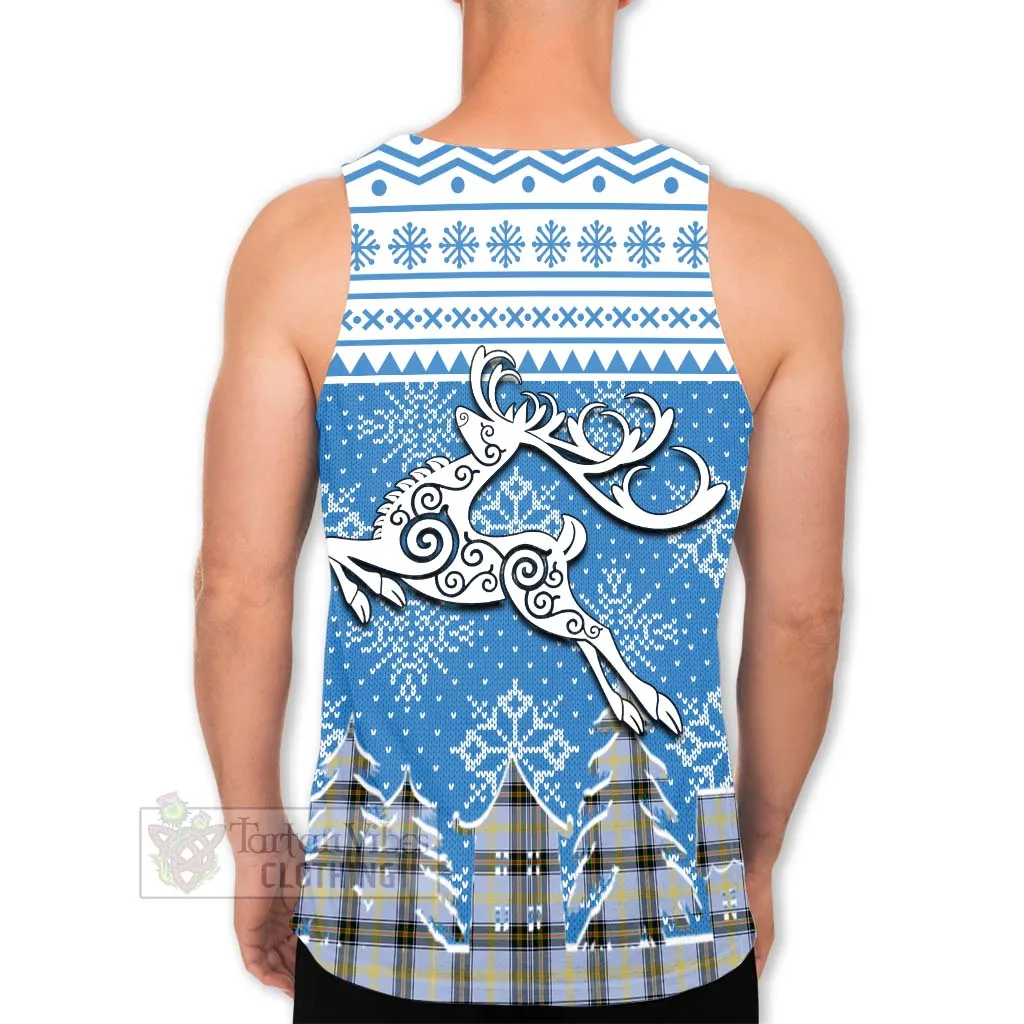 Bell Clan Christmas Men's Tank Top Celtic Reindeer Style