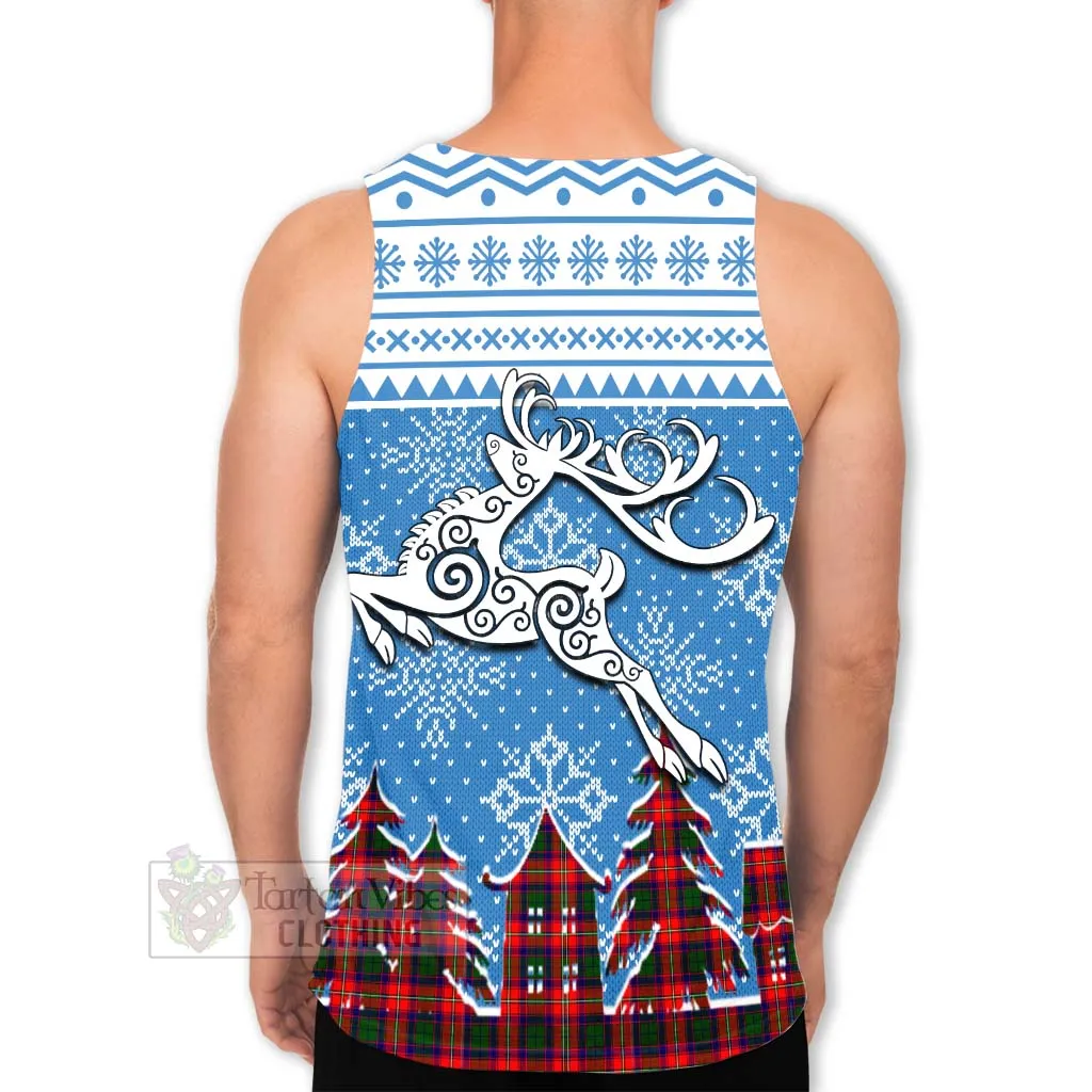 Belshes (Belsches) Clan Christmas Men's Tank Top Celtic Reindeer Style