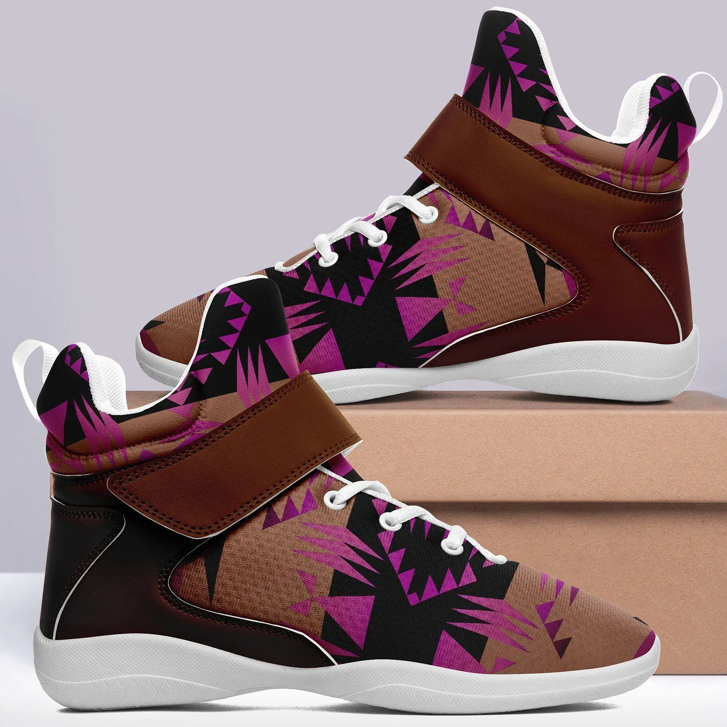 Between the Mountains Berry Kid's Ipottaa Basketball / Sport High Top Shoes