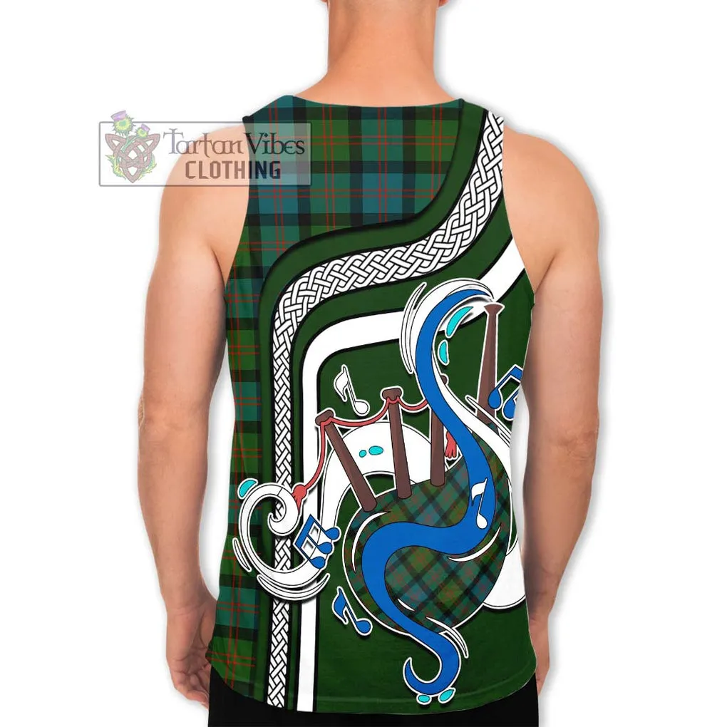 Blair Ancient Tartan Men's Tank Top with Epic Bagpipe Style