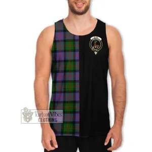 Blair Modern Tartan Men's Tank Top with Family Crest and Half Of Me Style